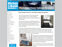 Tablet Screenshot of kitchenandbathroomers.co.uk